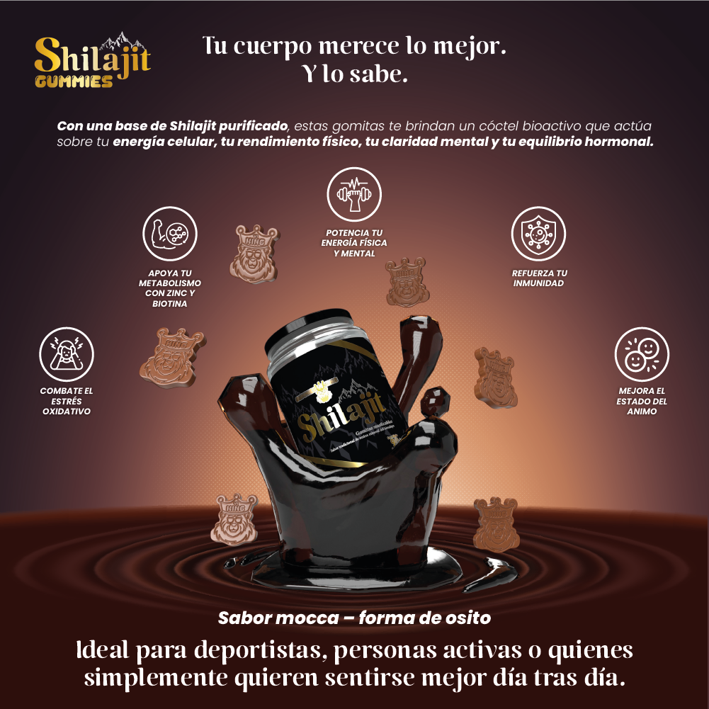 Promo X2 Shilajit Gomas Envase de 30 Unidades