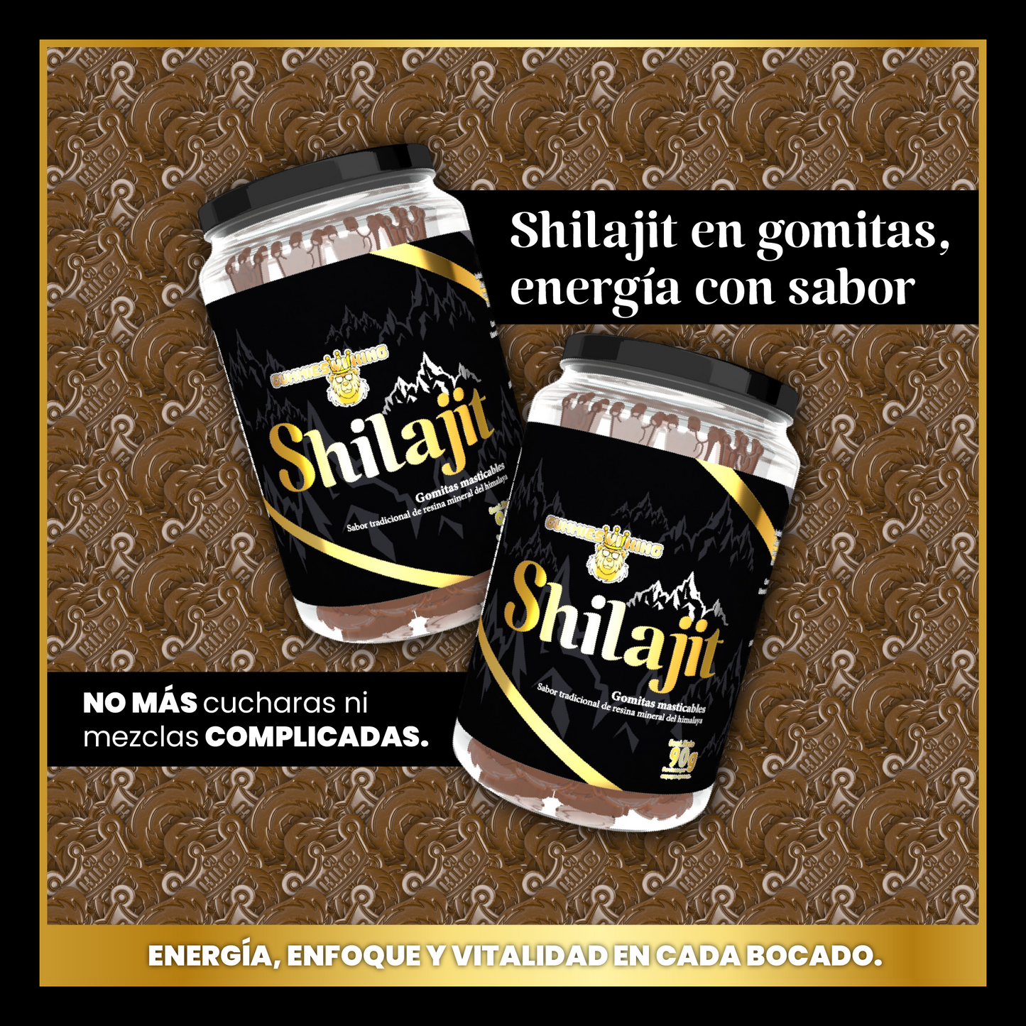 Promo X2 Shilajit Gomas Envase de 30 Unidades
